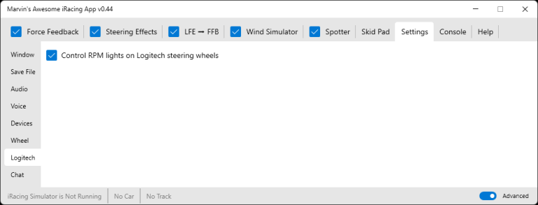 Logitech Api Settings – Herbold Racing
